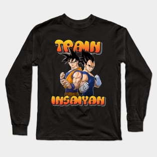 Train insiayan Orange lettertype Long Sleeve T-Shirt